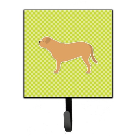Jensendistributionservices Dogue de Bordeaux Checkerboard Green Leash or Key Holder MI1707782